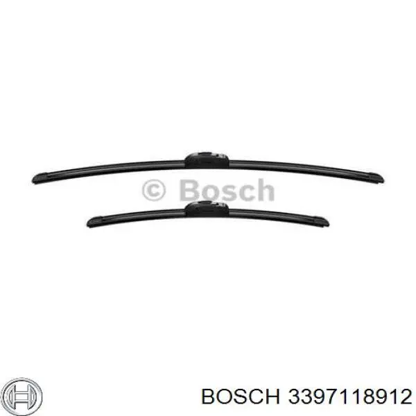 Щітка-двірник лобового скла, комплект з 2-х шт. Bosch 3397118912 ціна, від 26.51 USD