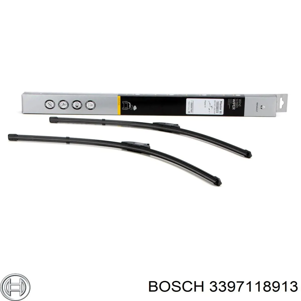 Купити 3397118913 Bosch Щітка-двірник лобового скла, водійська