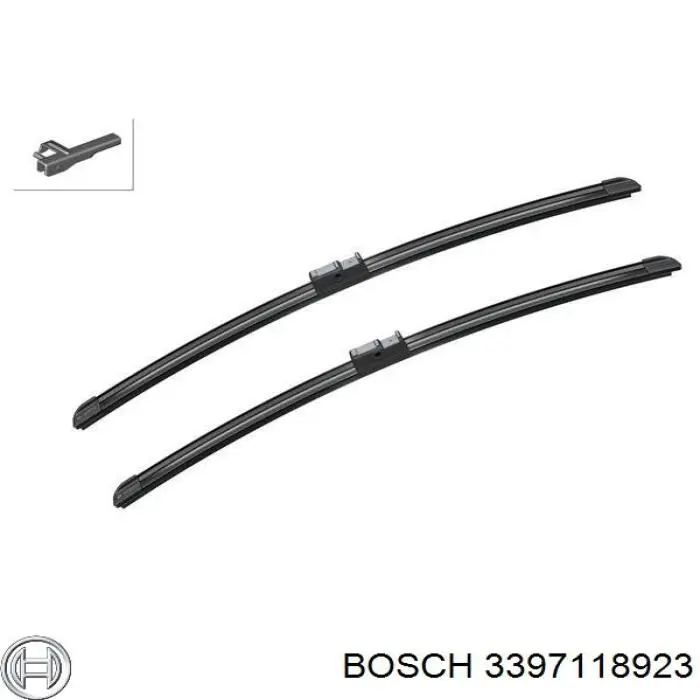 3397118923 Bosch щітка-двірник лобового скла, пасажирська