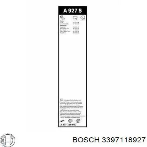 Щітка-двірник лобового скла, комплект з 2-х шт. Bosch 3397118927 ціна, від 21.70 USD