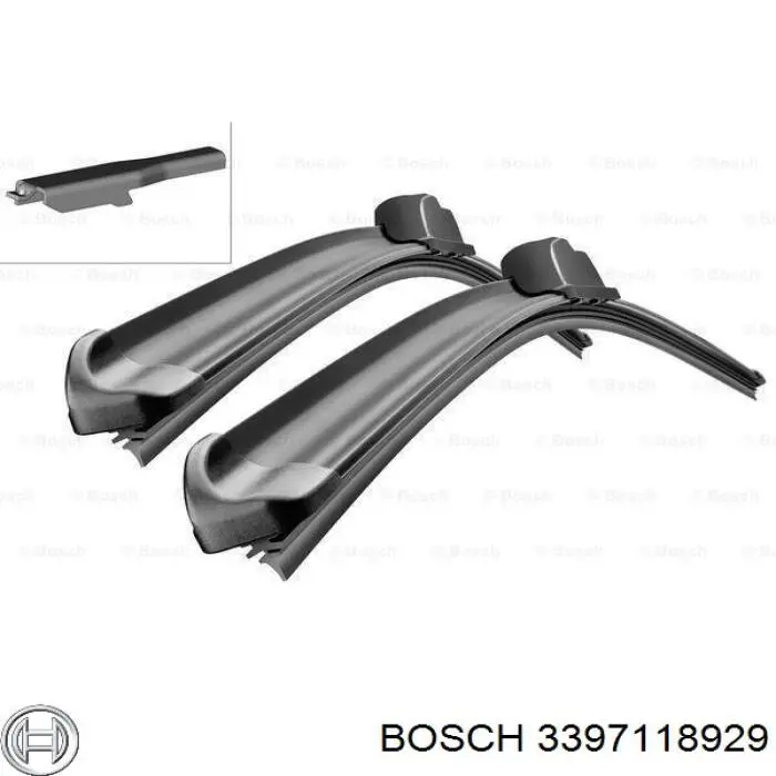 3397118929 Bosch Склоочисники лобового скла
