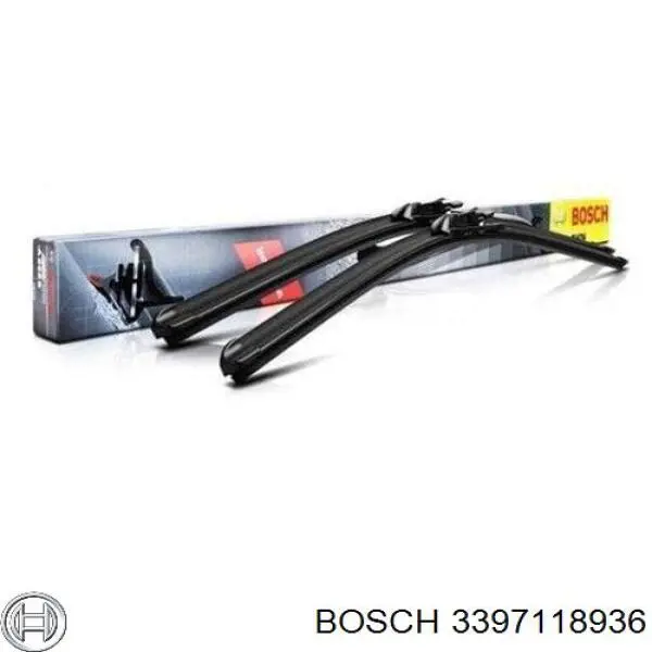3397118936 Bosch Щітка-двірник лобового скла, водійська