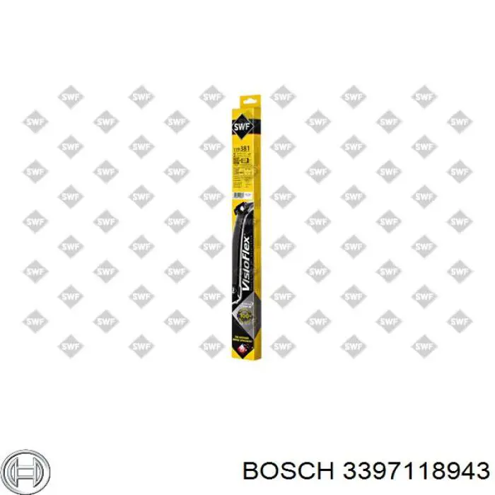 Щітка-двірник лобового скла, комплект з 2-х шт. VAG 7L0955425P ціна, від 18.61 USD