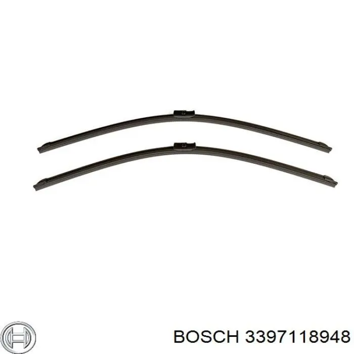 Щітка-двірник лобового скла, комплект з 2-х шт. Bosch 3397118948 ціна, від 28.04 USD