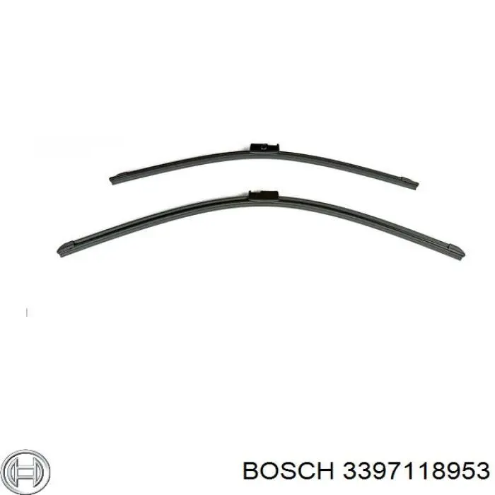 Щітка-двірник лобового скла, комплект з 2-х шт. Bosch 3397118953 ціна, від 27.92 USD