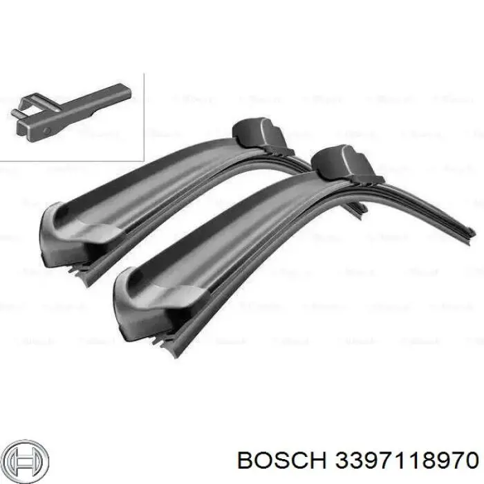 3397118970 Bosch щітка-двірник лобового скла, комплект з 2-х шт.