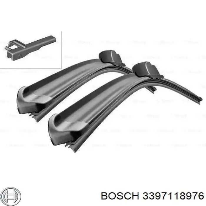 3397118976 Bosch щітка-двірник лобового скла, комплект з 2-х шт.
