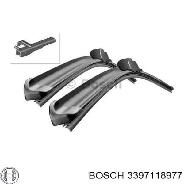 Щітка-двірник лобового скла, комплект з 2-х шт. Bosch 3397118977 ціна, від 22.84 USD