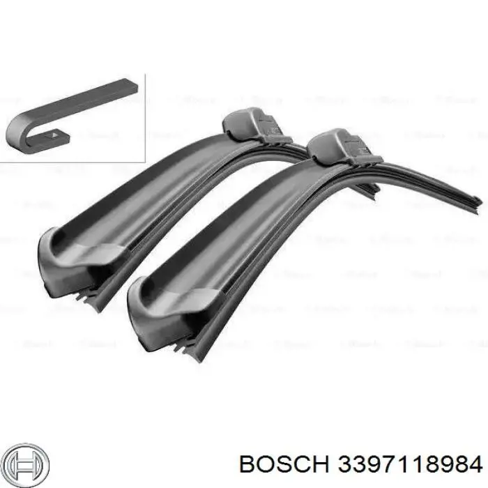 3397118984 Bosch щітка-двірник лобового скла, комплект з 2-х шт.