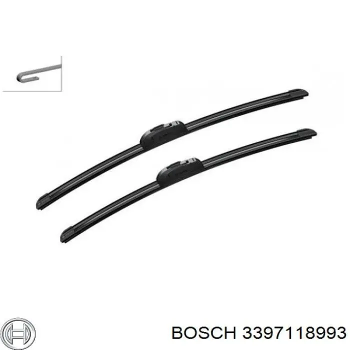 Купити 3397118993 Bosch Безконтактні двірники
