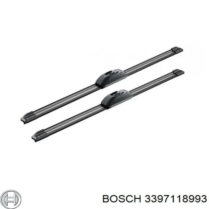 Щітка-двірник лобового скла, комплект з 2-х шт. Bosch 3397118993 ціна, від 20.78 USD