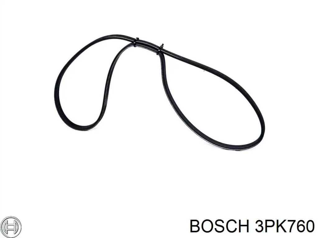 3PK760 Bosch ремінь приводний, агрегатів