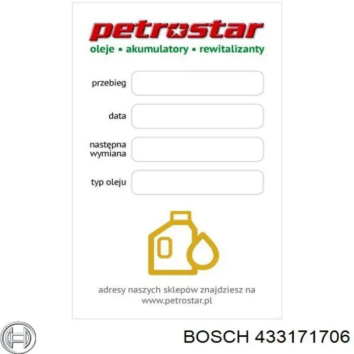 Розпилювач дизельної форсунки 433171706 Bosch
