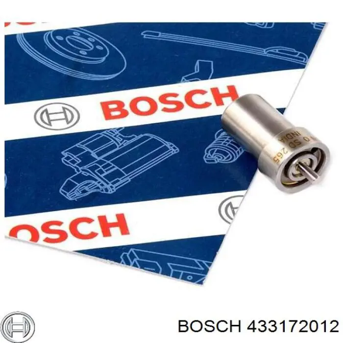 0433172012 Bosch розпилювач дизельної форсунки