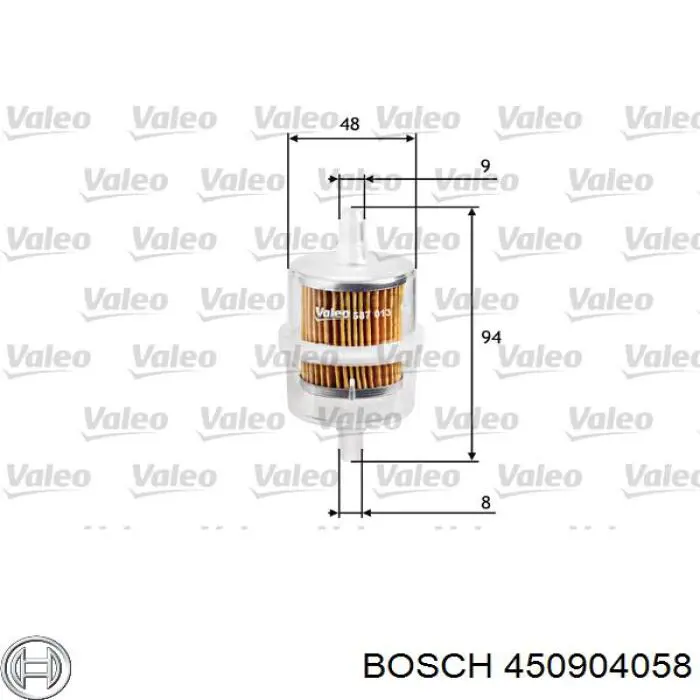 450904058 Bosch Фільтр палива
