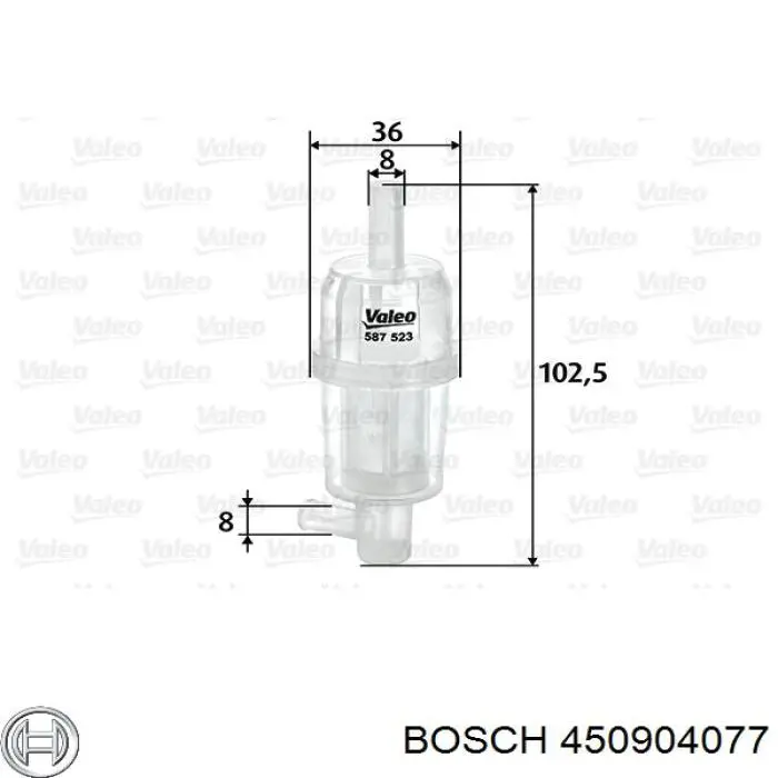 Фільтр тонкого очищення палива Bosch 450904077 ціна, від 1.61 USD