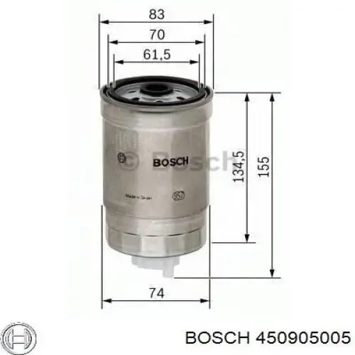 Купити 450905005 Bosch Фільтр-відстійник палива грубої очистки