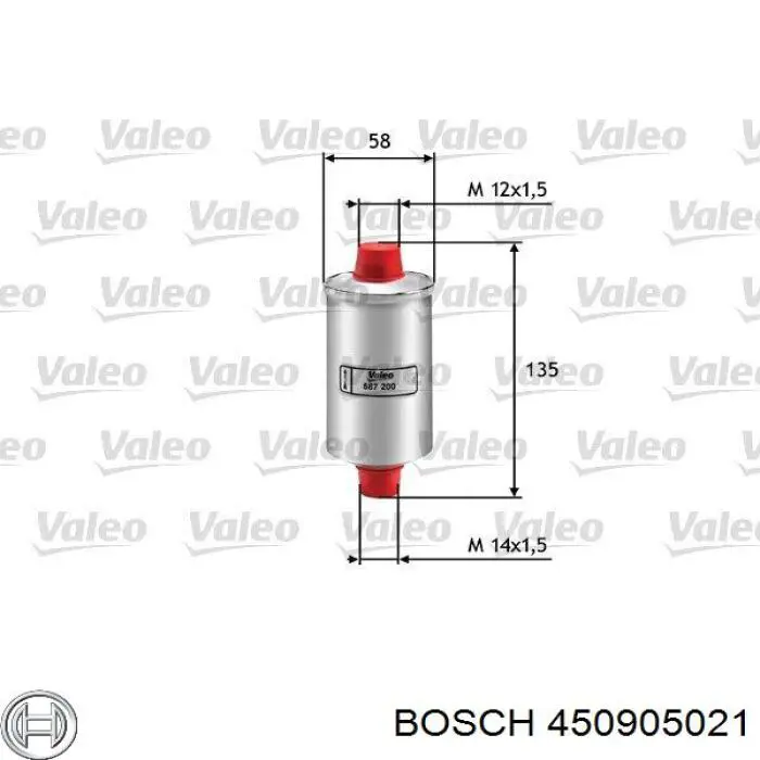 450905021 Bosch фільтр паливний