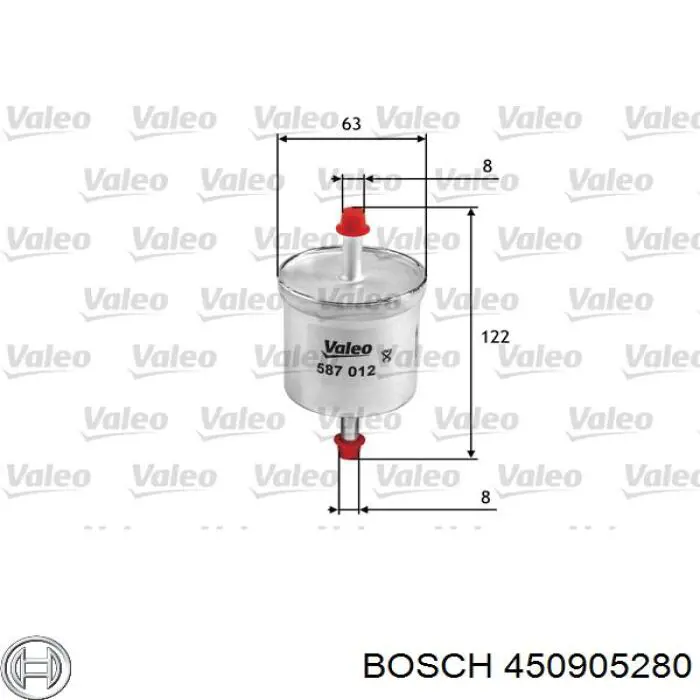 450905280 Bosch Фільтр палива