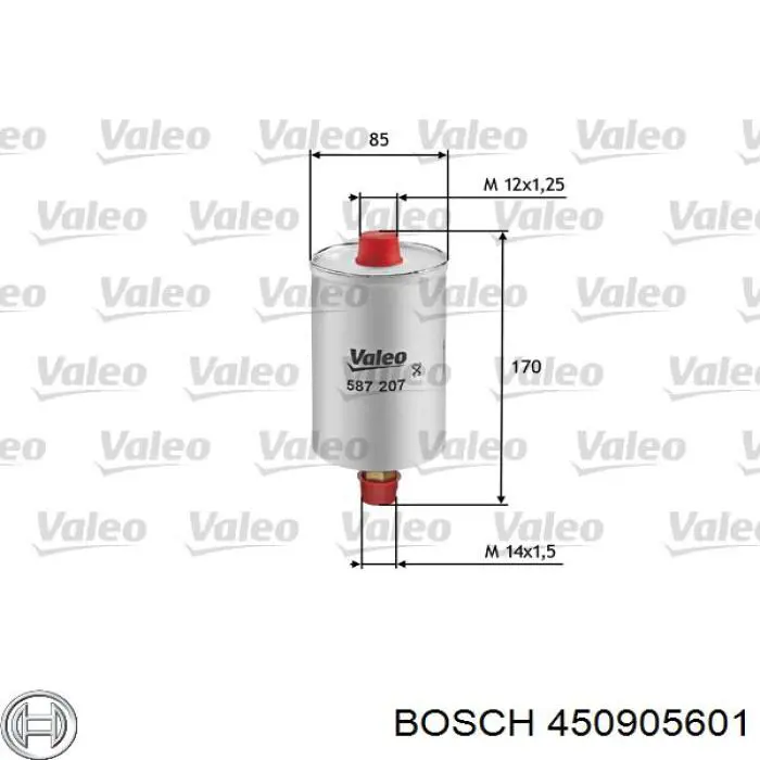 Фільтр тонкого очищення палива Bosch 450905601 ціна, від 10.65 USD