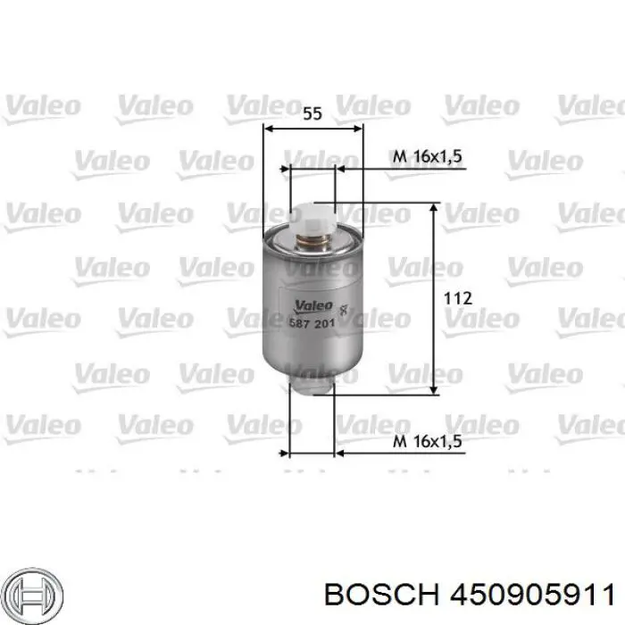 450905911 Bosch фільтр паливний