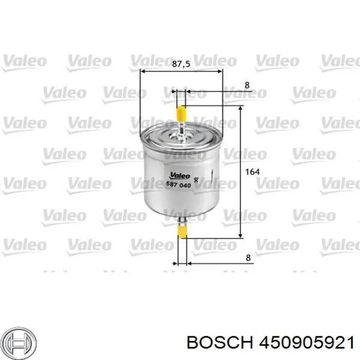 450905921 Bosch Фільтр палива