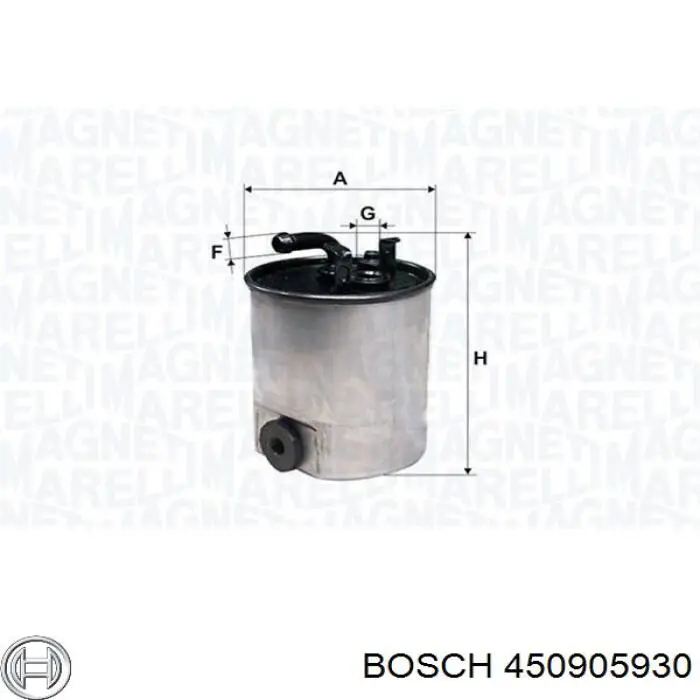Купити 450905930 Bosch Фільтр-відстійник палива грубої очистки