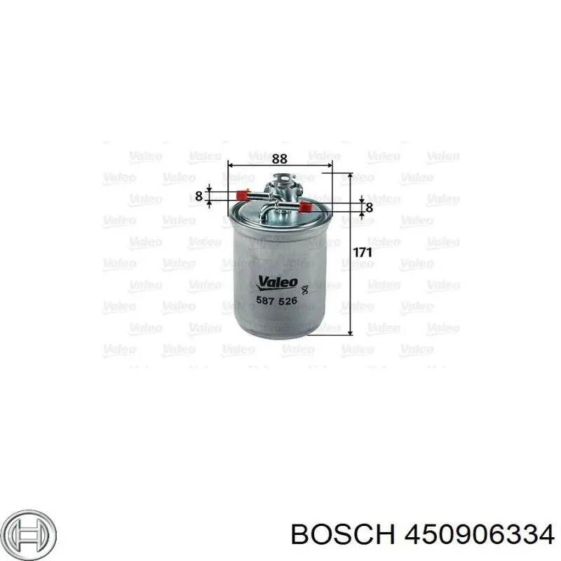 Фільтр тонкого очищення палива Bosch 450906334 ціна, від 14.03 USD
