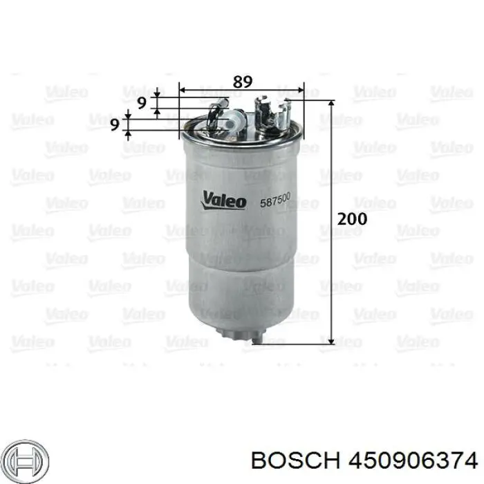 450906374 Bosch фільтр паливний
