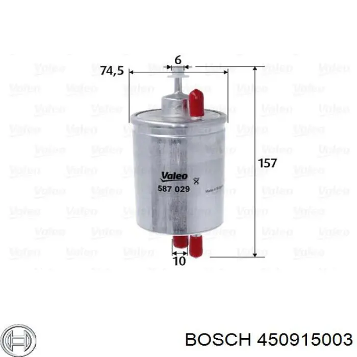 450915003 Bosch Фільтр палива