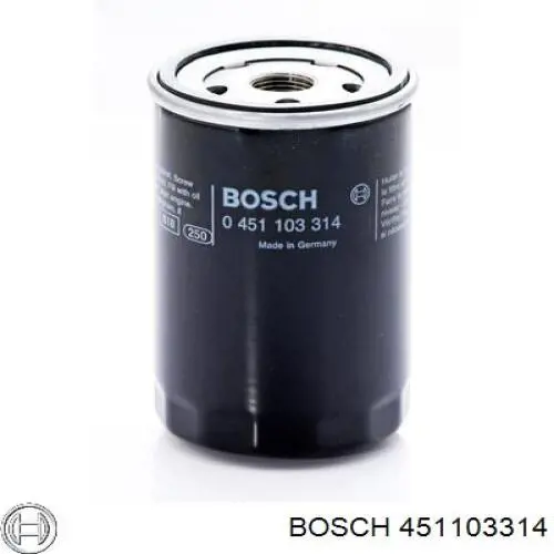 Купити 451103314 Bosch Фільтр очищення масла відцентровий