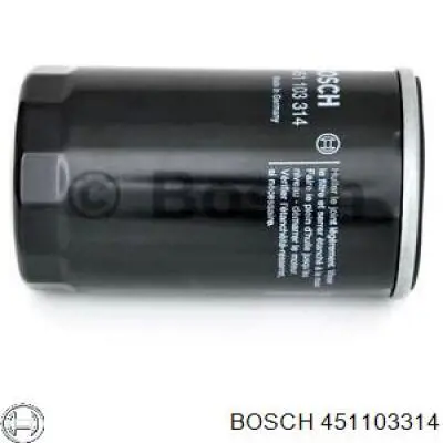 Масляний фільтр двигуна Bosch 451103314 ціна, від 4.90 USD