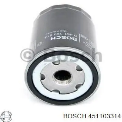 451103314 Bosch Фільтр масла