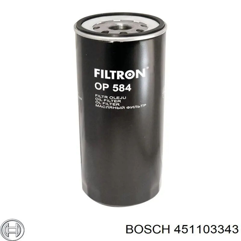 451103343 Bosch фільтр масляний