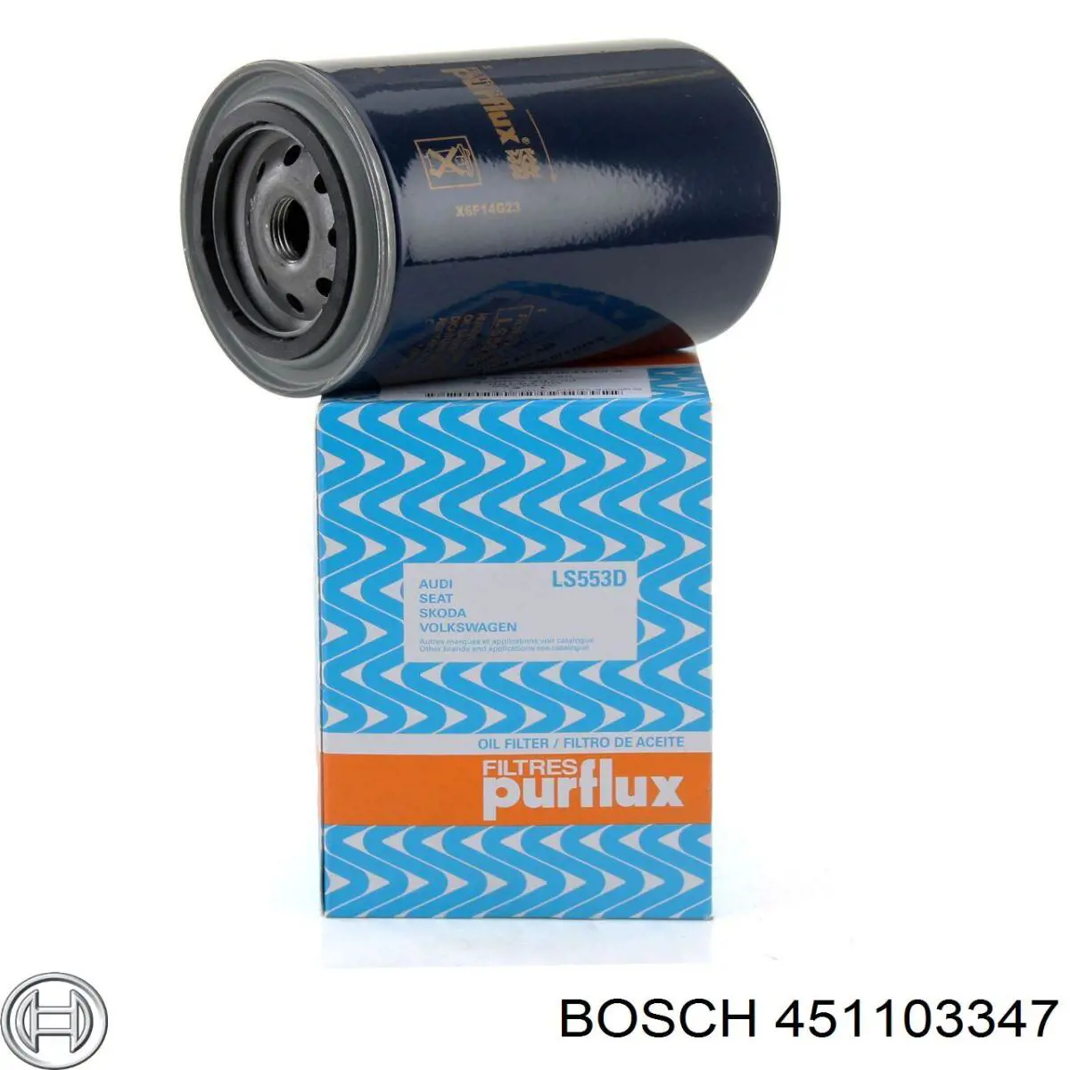 Масляний фільтр двигуна Bosch 451103347 ціна, від 6.33 USD