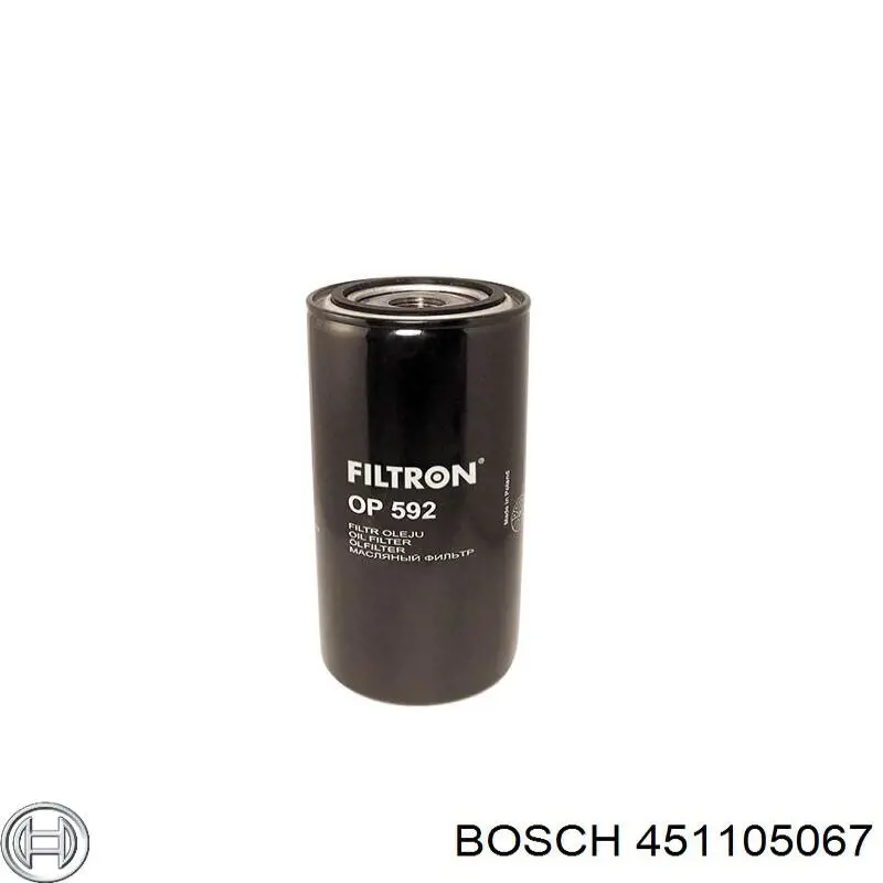 Масляний фільтр двигуна Bosch 451105067 ціна, від 10.28 USD