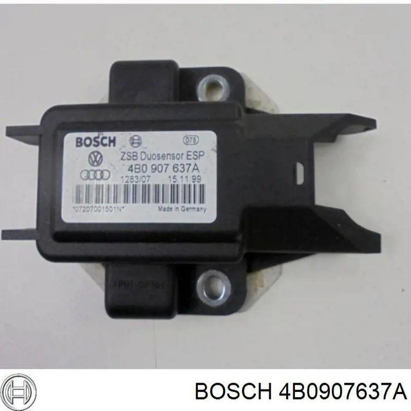 Датчик поперечного прискорення (ESP) 4B0907637A Bosch