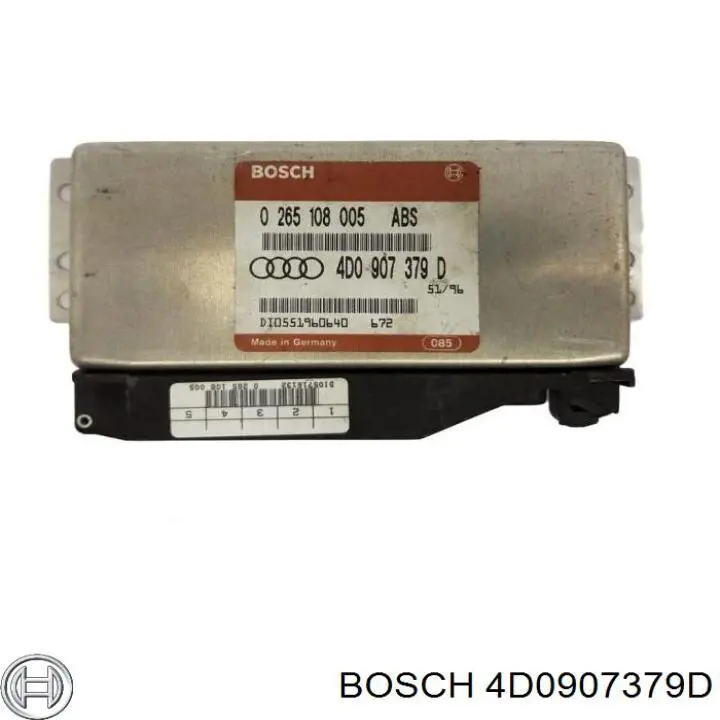 Модуль керування (ЕБУ) АБС (ABS) 4D0907379D Bosch