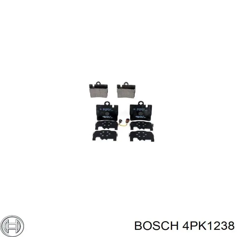 Купити 4PK1238 Bosch Ремінь генератора