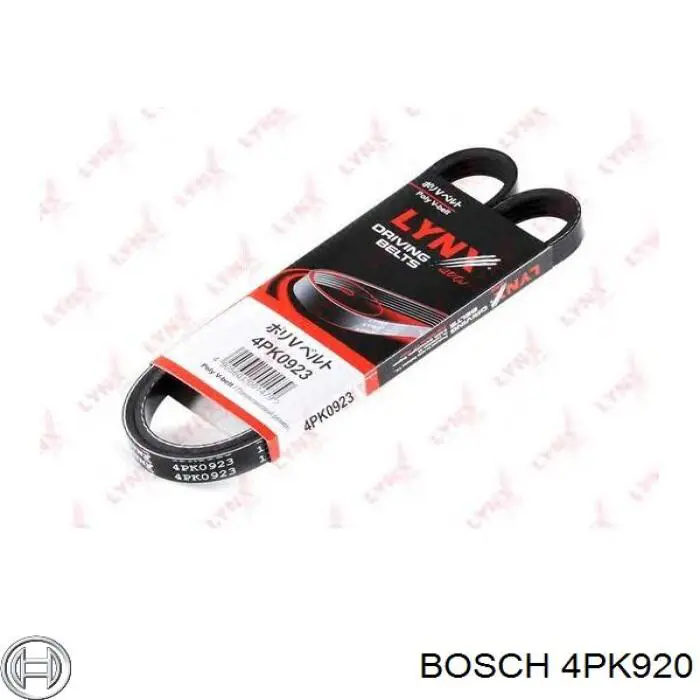 Ремінь генератора 4PK920 Bosch