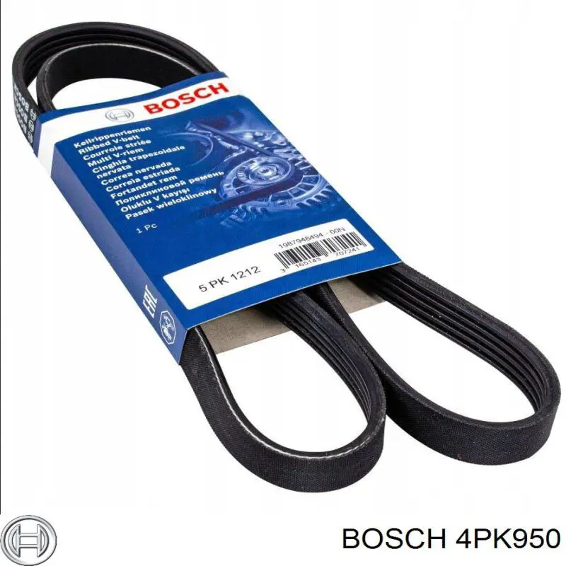 Ремінь генератора 4PK950 Bosch