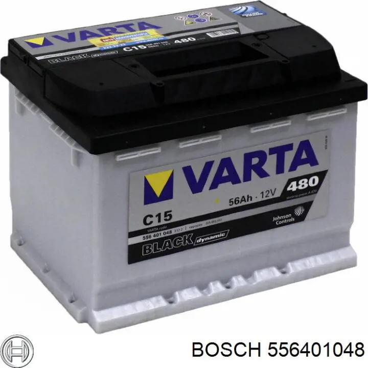 556401048 Bosch Аккумуляторная батарея акб (12 В, 55 А, клеммы 1 (EN), полюса 1 (прямая), 242x175x190 мм)