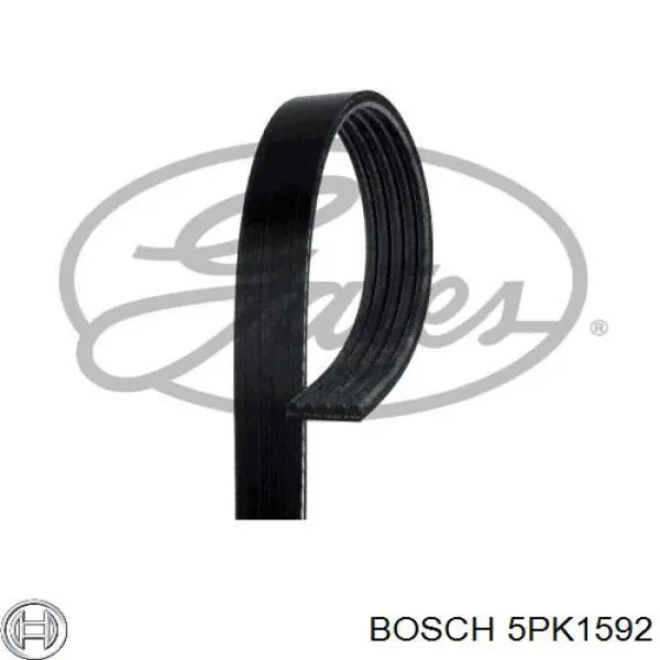 Ремінь приводний, агрегатів 5PK1592 Bosch