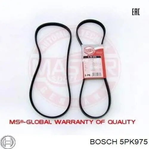 Ремінь генератора 5PK975 Bosch