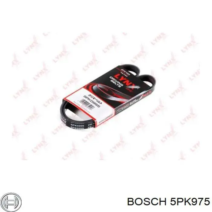 Клиновий ремінь Bosch 5PK975 ціна, від 6.30 USD