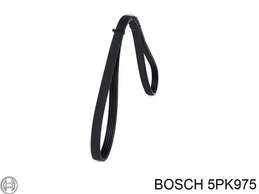 Купити 5PK975 Bosch Ремінь генератора