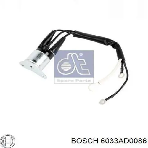 6033AD0086 Bosch Тягове реле стартера