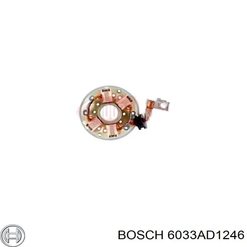6033AD1246 Bosch щеткодеpжатель стартера