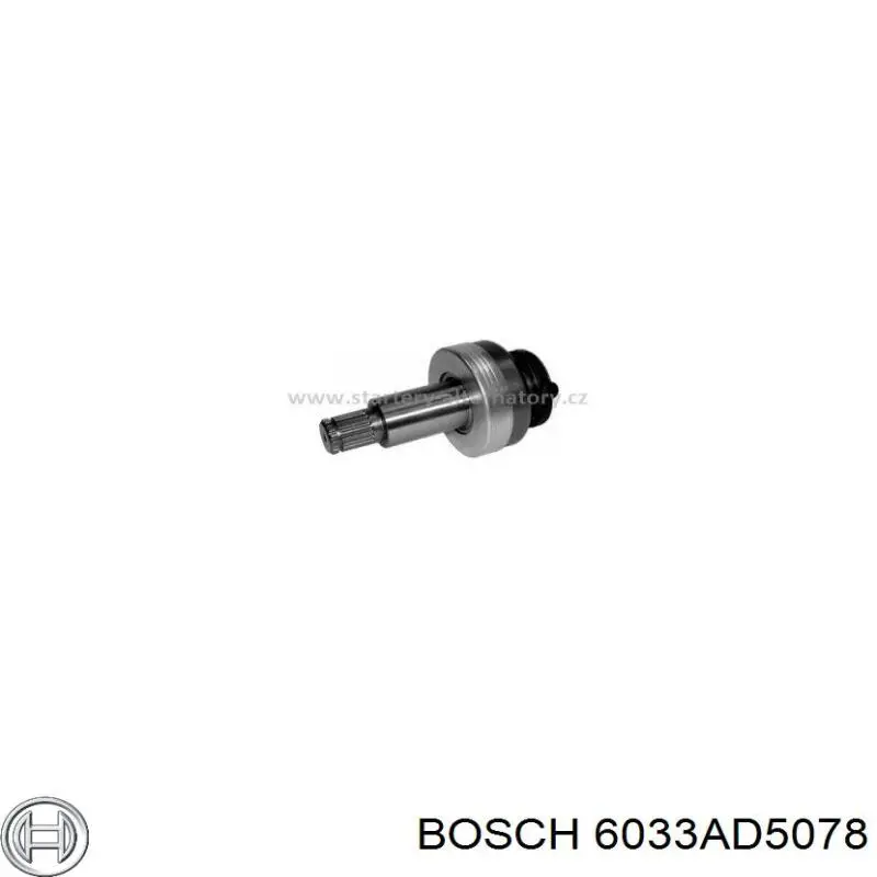 6033AD5078 Bosch бендикс стартера