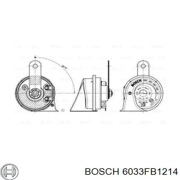 6033FB1214 Bosch сигнал звукової